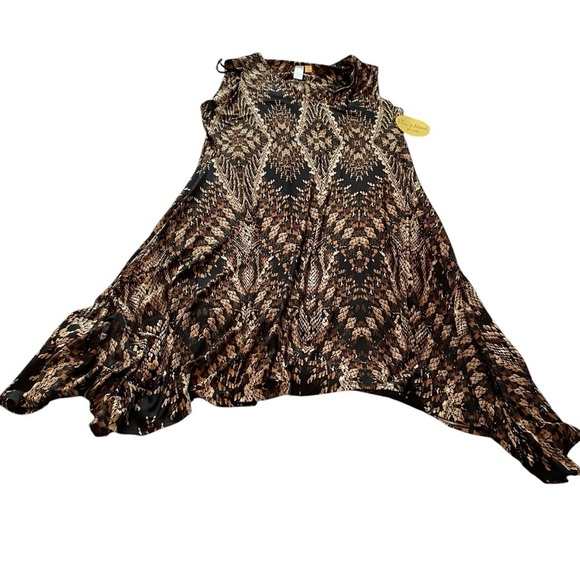 Emma & Michele Graphic/Reptile/Aztec Print-Sleeveless-Size XL-NWT - Picture 5 of 11